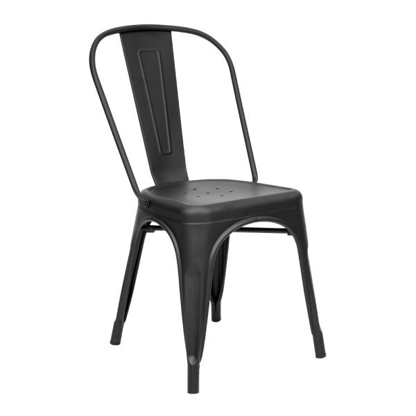 SILLA REPLICA TOLIX NEGRA
